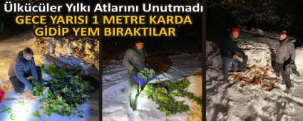 GECE YARISI 1 METRE KARDA GDP YEM BIRAKTILAR