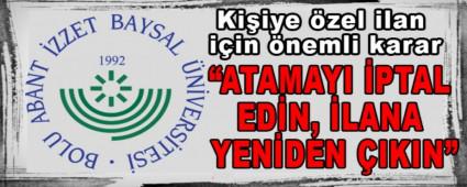 Kiiye zel ilan iin nemli karar