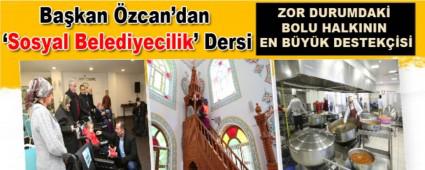 Bakan zcan\'dan Sosyal Belediyecilik\' Dersi