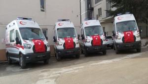 BOLU\'YA 4 AMBULANS DAHA