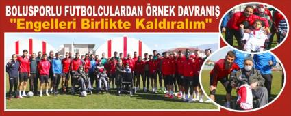 BOLUSPORLU FUTBOLCULARDAN RNEK DAVRANI