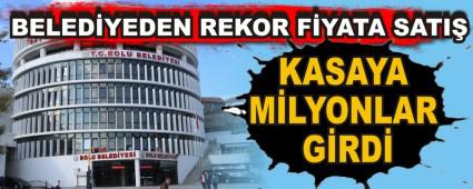 Belediyeden rekor fiyata sat