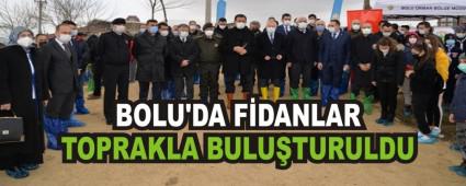 BOLU\'DA FDANLAR TOPRAKLA BULUTURULDU