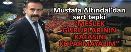 Mustafa Altndal\'dan sert tepki