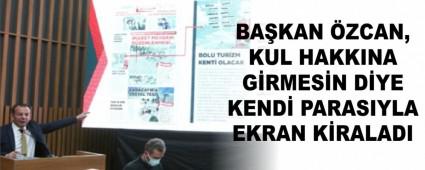 BAKAN ZCAN,  KUL HAKKINA GRMESN DYE KEND PARASIYLA EKRAN KRALADI