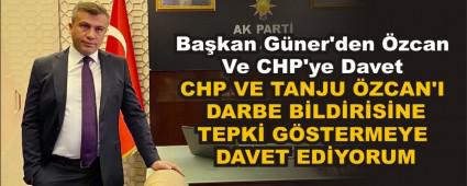 Bakan Gner\'den zcan Ve CHP\'ye Davet
