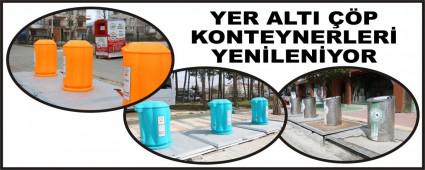 YER ALTI P KONTEYNERLER YENLENYOR