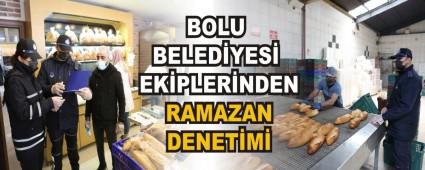 BOLU BELEDYES EKPLERNDEN RAMAZAN DENETM