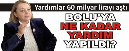 BOLU\'YA NE KADAR YARDIM YAPILDI?