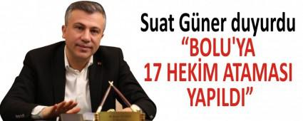 BOLU\'YA 17 HEKM ATAMASI YAPILDI