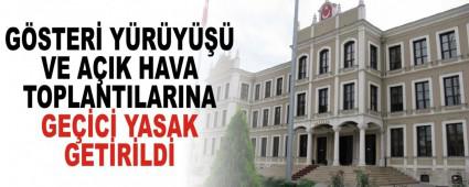 GSTER YRY VE AIK HAVA TOPLANTILARINA GEC YASAK GETRLD