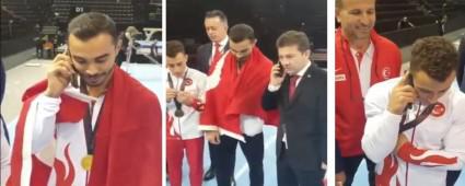 CUMHURBAKANI ERDOAN, SUAT ELEN\' ARAYARAK KUTLADI