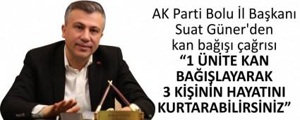 AK Parti Bolu l Bakan Suat Gner\'den kan ba ars