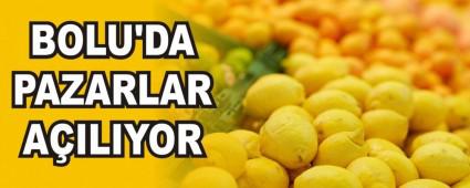 BOLU\'DA PAZARLAR AILIYOR