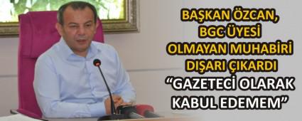 BAKAN ZCAN, BGC YES OLMAYAN MUHABR DIARI IKARDI