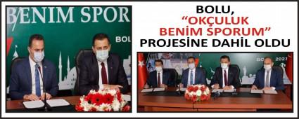 BOLU, OKULUK BENM SPORUM PROJESNE DAHL OLDU