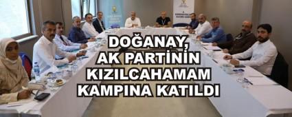 DOANAY, AK PARTNN KIZILCAHAMAM KAMPINA KATILDI