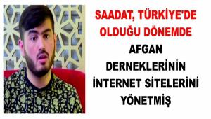 SAADAT, TRKYE\'DE OLDUU DNEMDE AFGAN DERNEKLERNN NTERNET STELERN YNETM