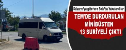 Sakarya\'ya giderken Bolu\'da Yakalandlar