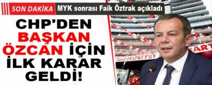 CHP\'DEN TANJU ZCAN KARARI
