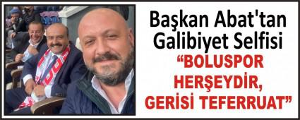 Bakan Abat\'tan Galibiyet Selfisi