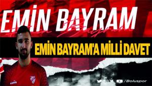 Emin Bayram Milli Futbol Takm\'nn aday kadrosunda