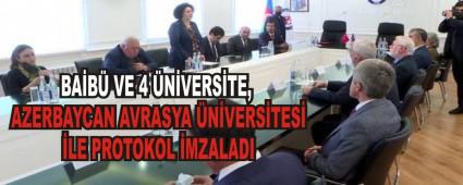 BAB VE 4 NVERSTE, AZERBAYCAN AVRASYA NVERSTES LE PROTOKOL MZALADI