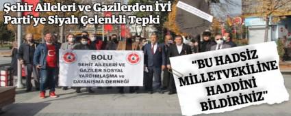 ehir Aileleri ve Gazilerden Y Parti\'ye Siyah elenkli Tepki