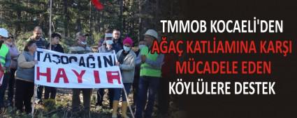 TMMOB KOCAEL\'DEN AA KATLAMINA KARI MCADELE EDEN KYLLERE DESTEK