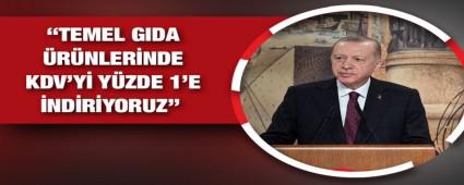 "Gda rnlerindeki yzde 8 KDV\'yi yzde 1\'e indirdik"