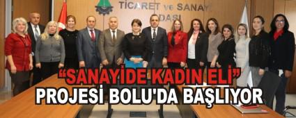 SANAYDE KADIN ELݔ PROJES BOLU\'DA BALIYOR