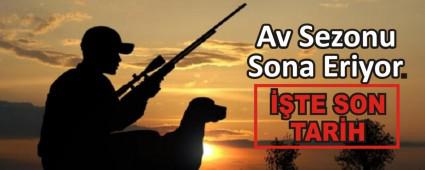 Av Sezonu Sona Eriyor