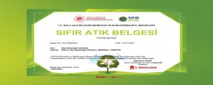 EVRE BAKANLII\'NDAN D HEKML FAKLTESNE SIFIR ATIK BELGES VERLD