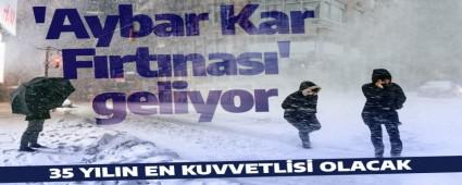 AYBAR KAR FIRTINASI GELYOR