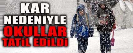 BOLU\'DA RENCLERE KAR TATL