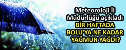 BR HAFTADA BOLU\'YA NE KADAR YAMUR YADI?