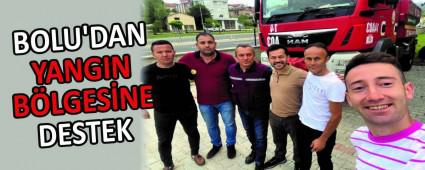 BOLU\'DAN YANGIN BLGESNE DESTEK