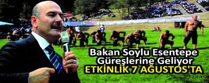 Bakan Soylu Esentepe Grelerine Geliyor