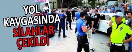 YOL KAVGASINDA SLAHLAR EKLD