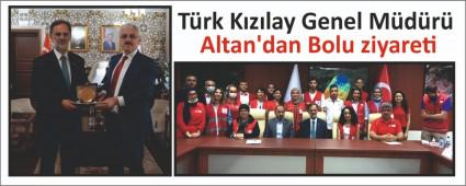 Trk Kzlay Genel Mdr Altan\'dan Bolu ziyareti