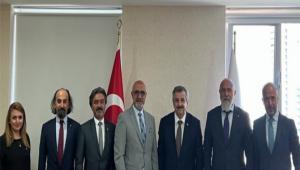 DER SANAYCLERNDEN BAKAN YARDIMCISINA ZYARET