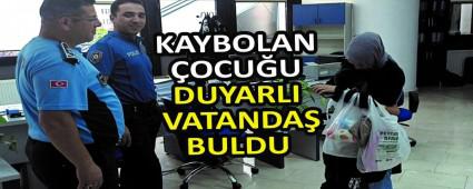 KAYBOLAN OCUU DUYARLI VATANDA BULDU
