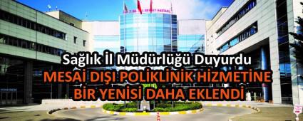 MESA DII POLKLNK HZMETNE BR YENS DAHA EKLEND