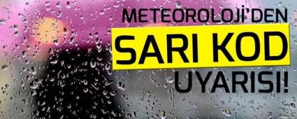 Meteoroloji\'den sar kodlu uyar!