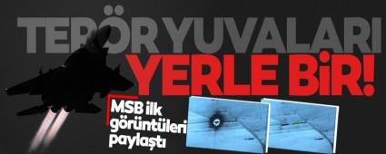 Suriye ve Kuzey Irak'a Pene Kl Hava Harekat: MSB 'Hesap zaman' diyerek duyurdu