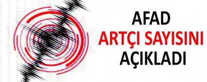 AFAD ARTI SAYISINI AIKLADI