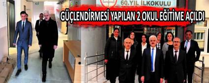 GLENDRMES YAPILAN 2 OKUL ETME AILDI