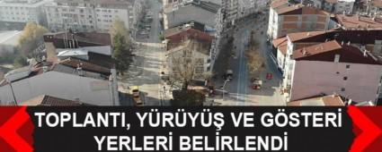 TOPLANTI, YRY VE GSTER YERLER BELRLEND