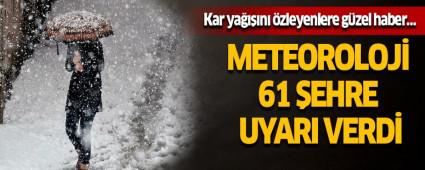 METEOROLOJ BOLU DAHL 61 L N UYARI VERD