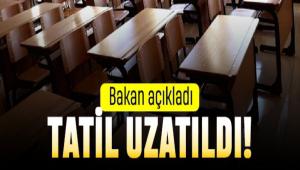 OKULLARDA TATL UZATILDI